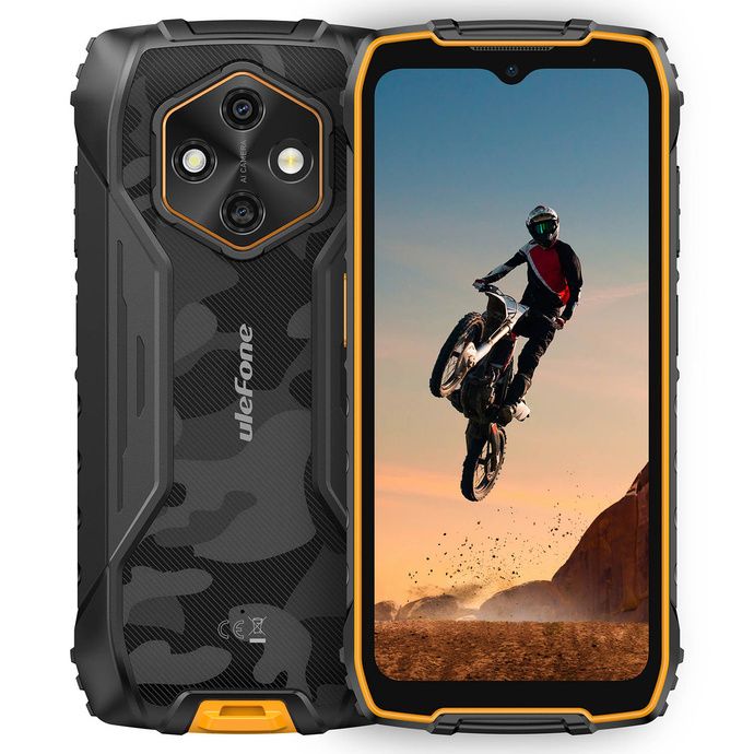 Pancerny Smartfon Ulefone RugKing 4 Pro 8GB/256GB Pomarańczowy - 1 szt.