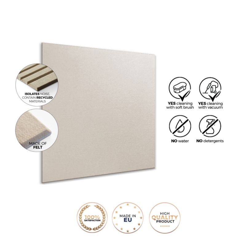 Panel Akustyczny Light Timber  60x60 cm -STYLER - panele ścienne 2 szt.