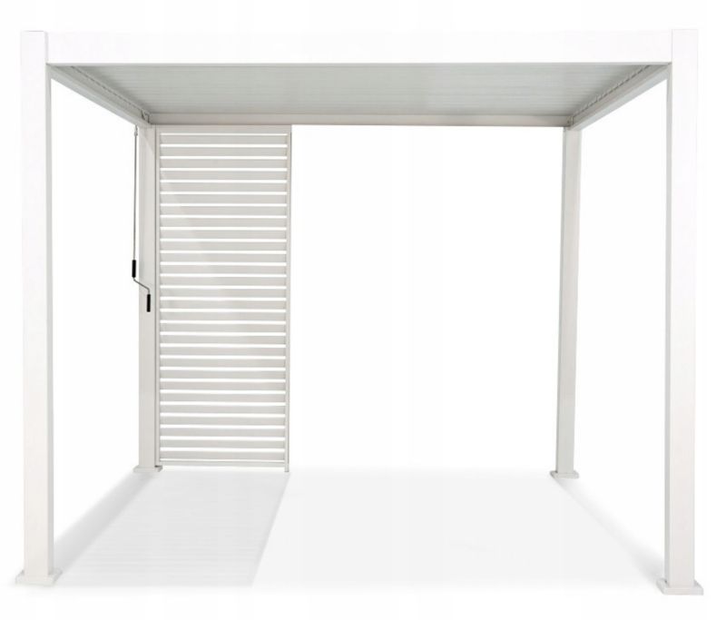 Panel Żaluzjowy Aluminiowy do Pergoli Ogrodowej PREMIUM 3m GUTROOF Biały 1 szt