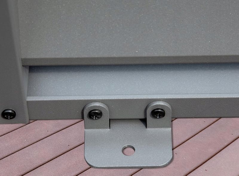 Panel Żaluzjowy Corciano poziomy 89.5x216 Antracyt Aluminium 1szt.