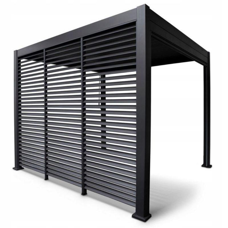 Panel  żaluzjowy Gutroof do Pergoli PREMIUM Anthracite 123,5cm  Poziomy 1 szt