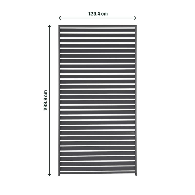Panel cieniujący Klikstrom Breva szer. 123,5 cm