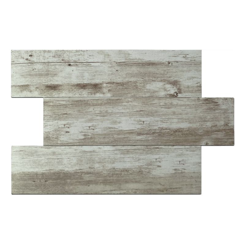 Panel ścienny samoprzylepny dekoracyjny Max-Stone PCV White Wood Fllow 1 szt.