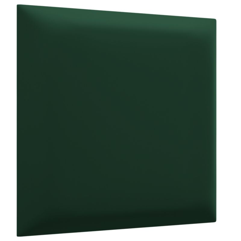 Panel ścienny tapicerowany Marbet Design SOFTLINE 30x30 cm RIVIERA38 Zieleń butelkowa 1 szt.