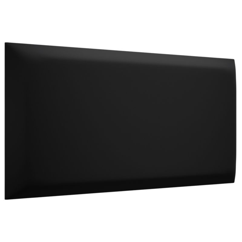 Panel ścienny tapicerowany Marbet Design SOFTLINE 60x30 cm RIVIERA100 Czarny 1 szt.