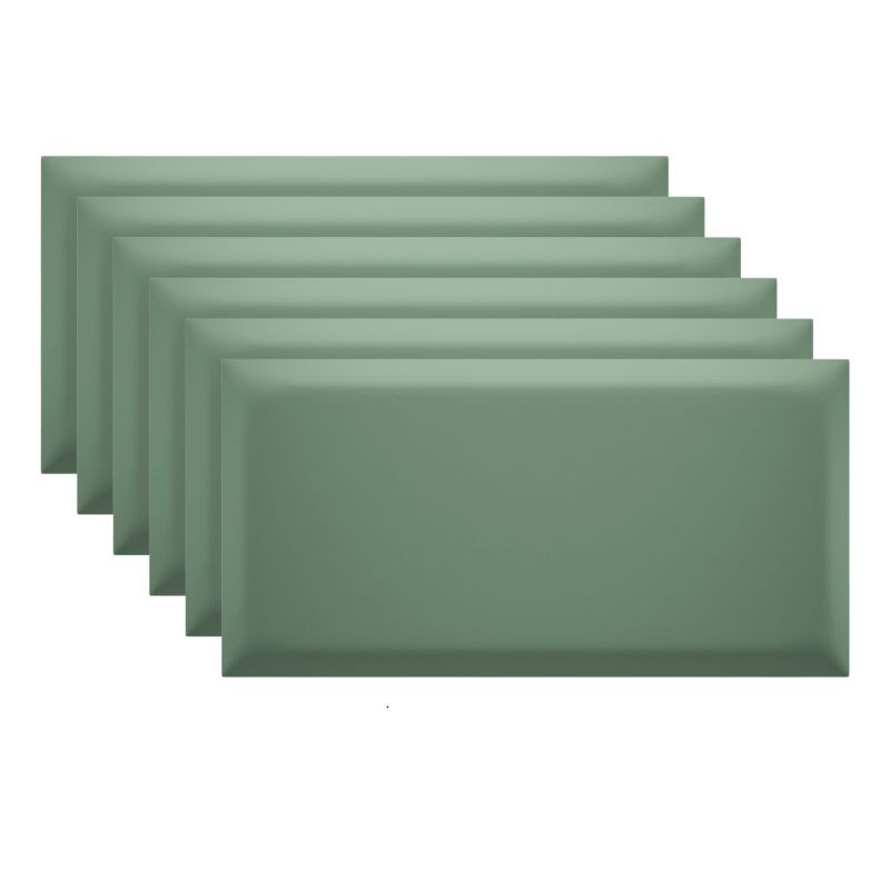 Panel ścienny tapicerowany Marbet Design SOFTLINE 60x30 cm RIVIERA34 miętowy 6 szt