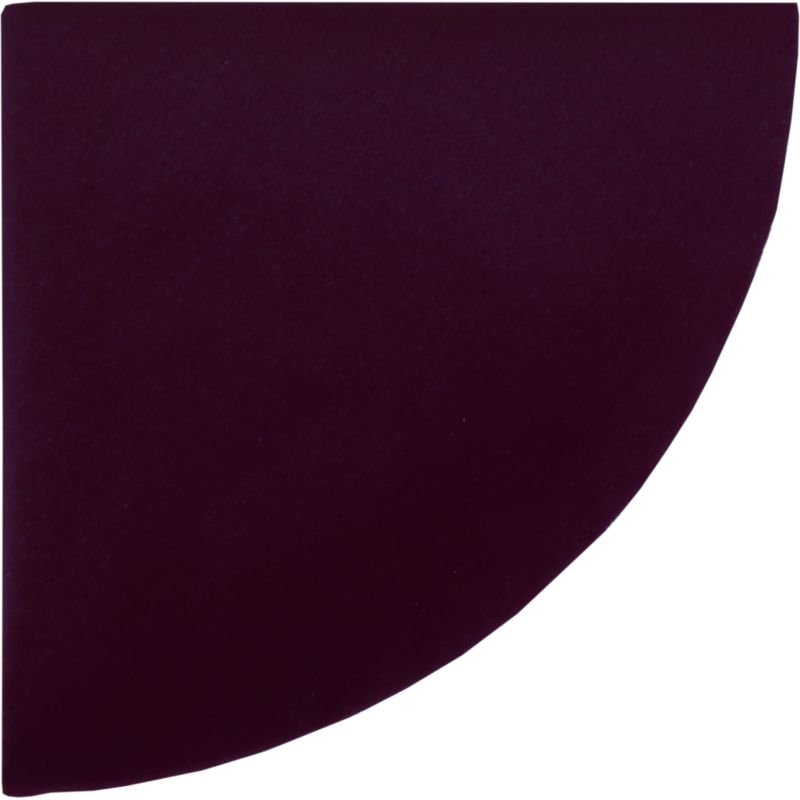 Panel ścienny tapicerowany Max-Stone 1/4 Koła 15 cm bordowy Matt Velvet 69