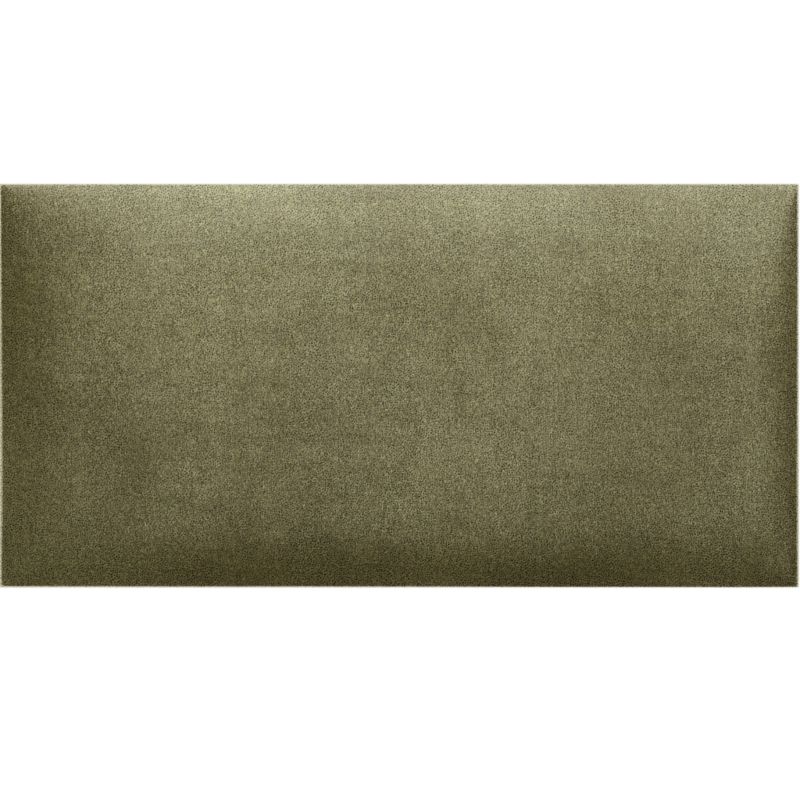 Panel ścienny tapicerowany MaxStone prostokąt 60X30 cm kolor Oliwka - Letto 38 1 szt.