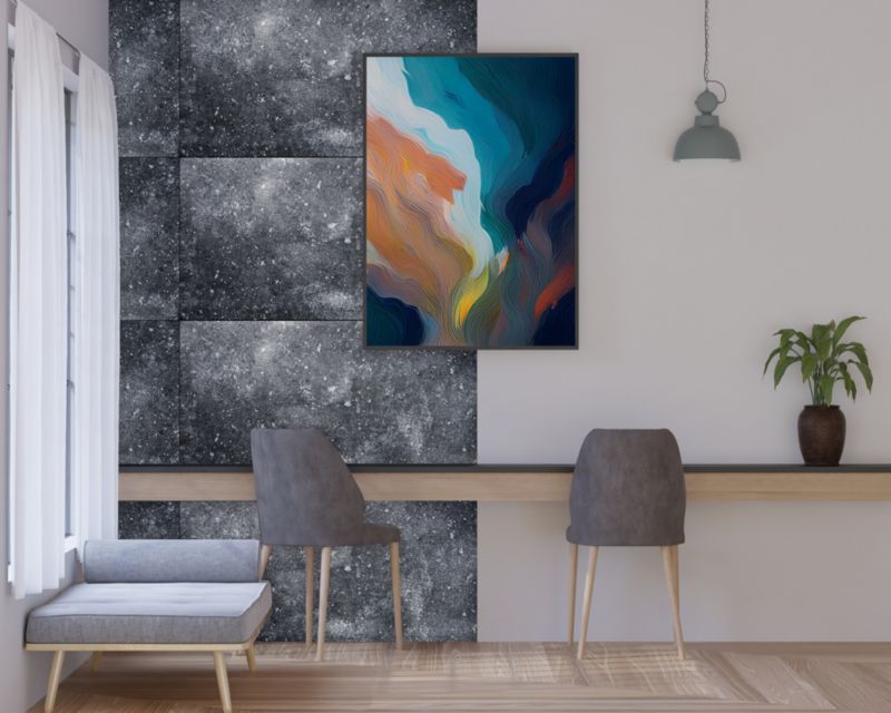 Panel Decosa Conctere Silver 100 x 50cm   1 opak.