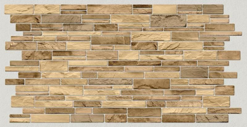 Panel dekoracyjny ścienny PVC 3D Homeandme Cegła Brąz 98x48,5 cm wodoodporny 1 szt