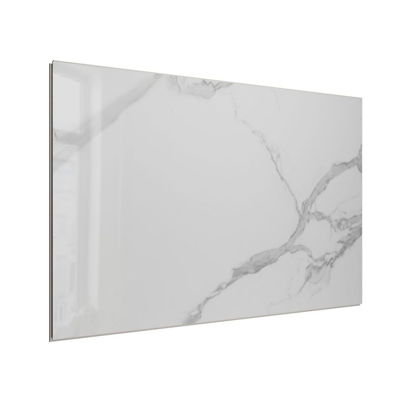 Panel dekoracyjny ścienny SPC Marbet Design WALL Carrara white glossy 40x70 cm 10 szt.