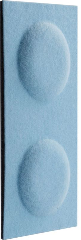 Panel dekoracyjny Decosa 30 x 15 cm filcowy klocek błękitny