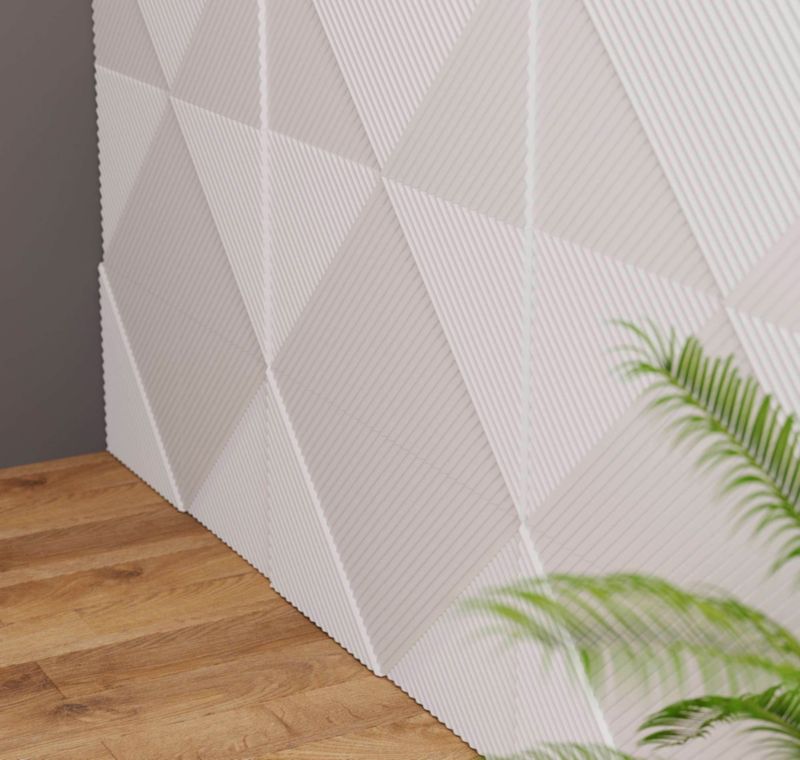 Panel dekoracyjny Decosa 3D Słomki 50 x 50 cm