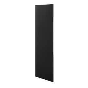 Panel do słupka GoodHome Stevia Innovo 64 x 240 cm czarny mat