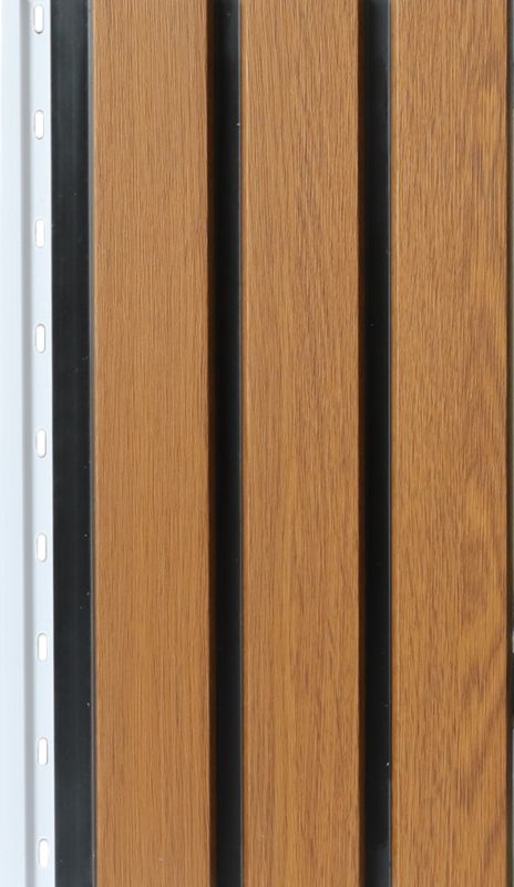 Panel elewacyjny Lamel PVC 290x15,5 cm 3L Dąb Złocisty fuga czarna MAX-STONE 1 szt.