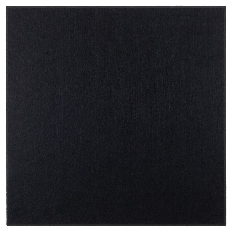 Panel filcowy ścienny dekoracyjny Multidecor Felly  40 x 40 cm  9 mm kwadrat gładki czarny 2 szt.