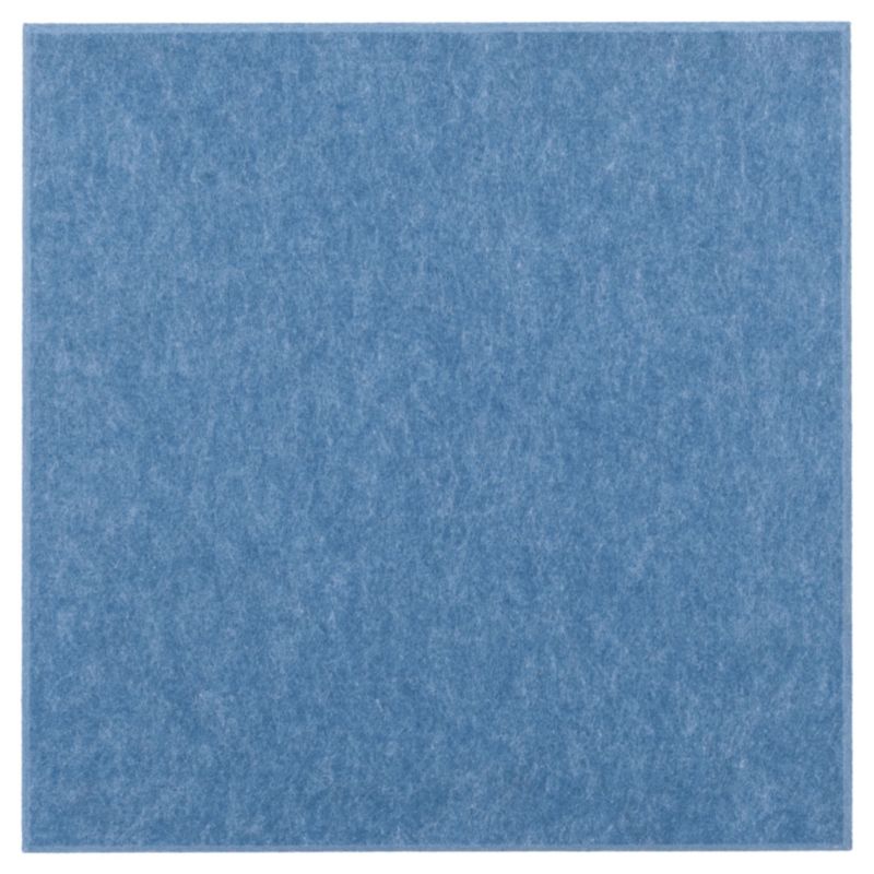 Panel filcowy ścienny dekoracyjny Multidecor Felly  40 x 40 cm  9 mm kwadrat gładki niebieski 2 szt.