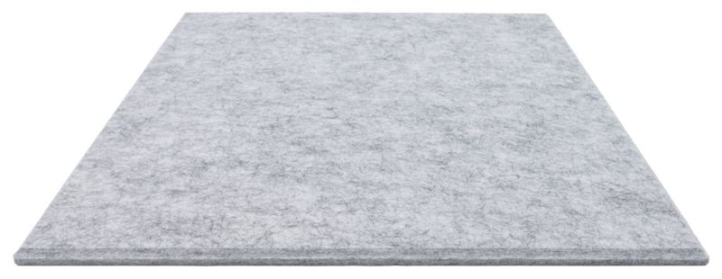 Panel filcowy ścienny dekoracyjny Multidecor Felly  40 x 40 cm  9 mm kwadrat gładki szary 2 szt.