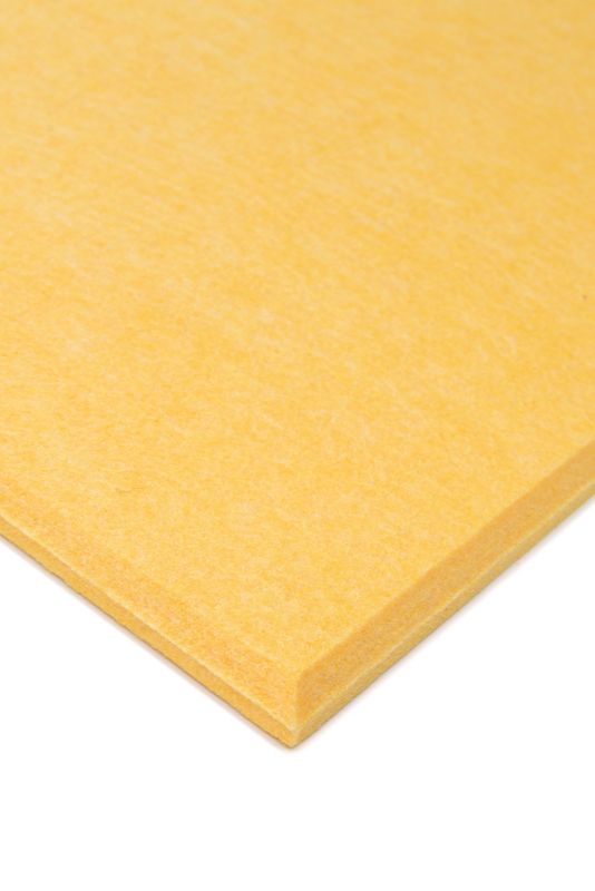 Panel filcowy ścienny dekoracyjny Multidecor Felly  40 x 40 cm  9 mm kwadrat gładki żółty 2 szt.