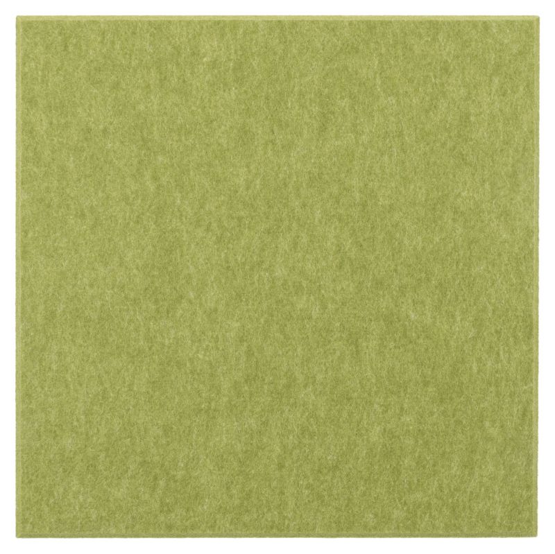 Panel filcowy ścienny dekoracyjny Multidecor Felly  40 x 40 cm  9 mm kwadrat gładki zielony 2 szt.
