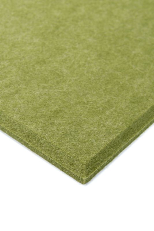 Panel filcowy ścienny dekoracyjny Multidecor Felly  40 x 40 cm  9 mm kwadrat gładki zielony 2 szt.