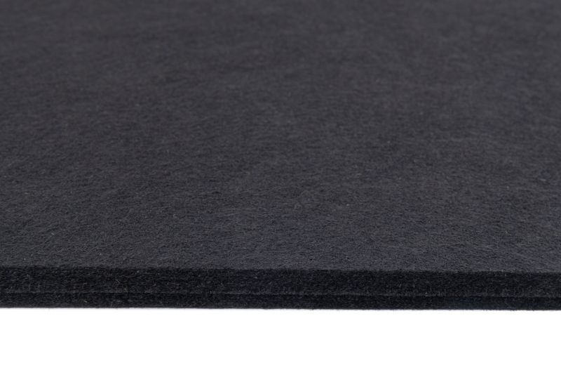 Panel filcowy ścienny dekoracyjny Multidecor Felly  40 x 46 cm  9 mm heksagon gładki czarny 2szt.