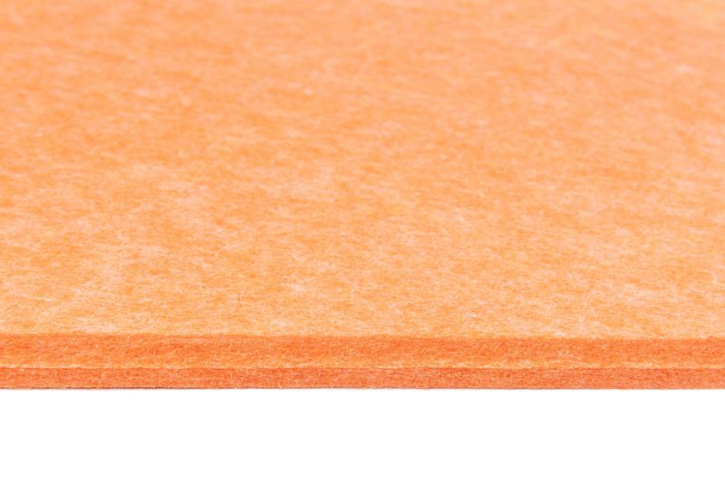 Panel filcowy ścienny dekoracyjny Multidecor Felly  40 x 46 cm  9 mm heksagon gładki pomarańczowy 2 szt.