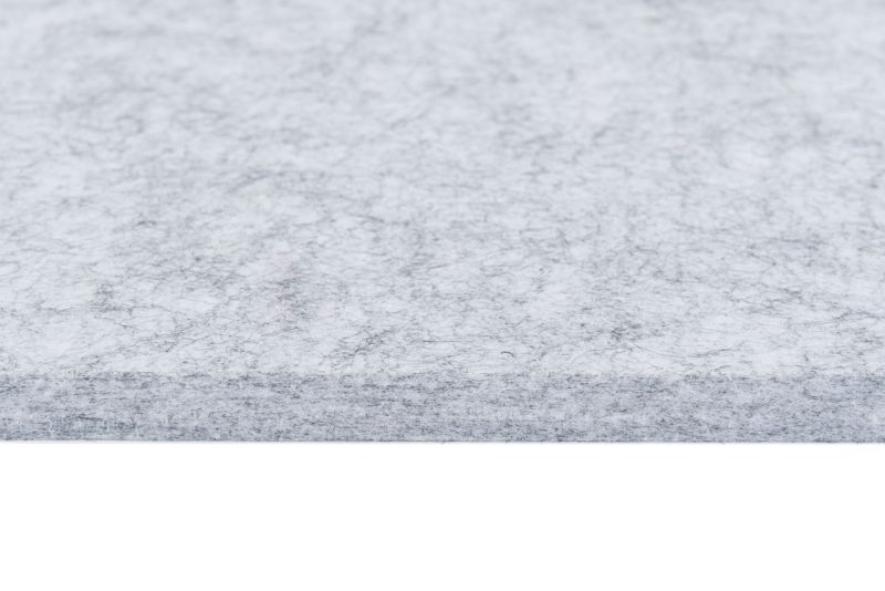 Panel filcowy ścienny dekoracyjny Multidecor Felly  40 x 46 cm  9 mm heksagon gładki szary 2 szt.