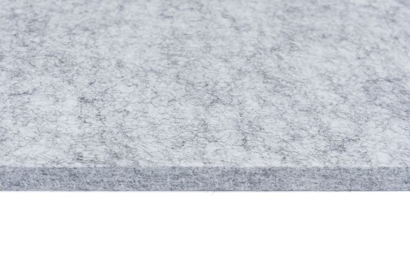 Panel filcowy ścienny dekoracyjny Multidecor Felly  40 x 46 cm  9 mm heksagon ryflowany szary 2 szt.