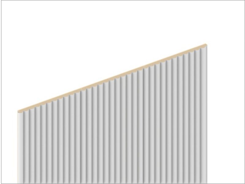 Panel Foge Caiman 60 x 265 x 1,5 cm biały