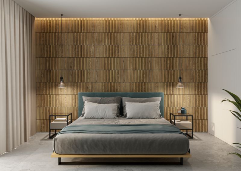 Panel frezowany fornir naturalny dębowy LAMELE3D Amsterdam 1 szt