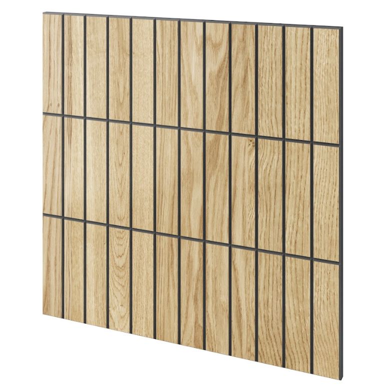 Panel frezowany fornir naturalny dębowy LAMELE3D Barcelona 1 szt