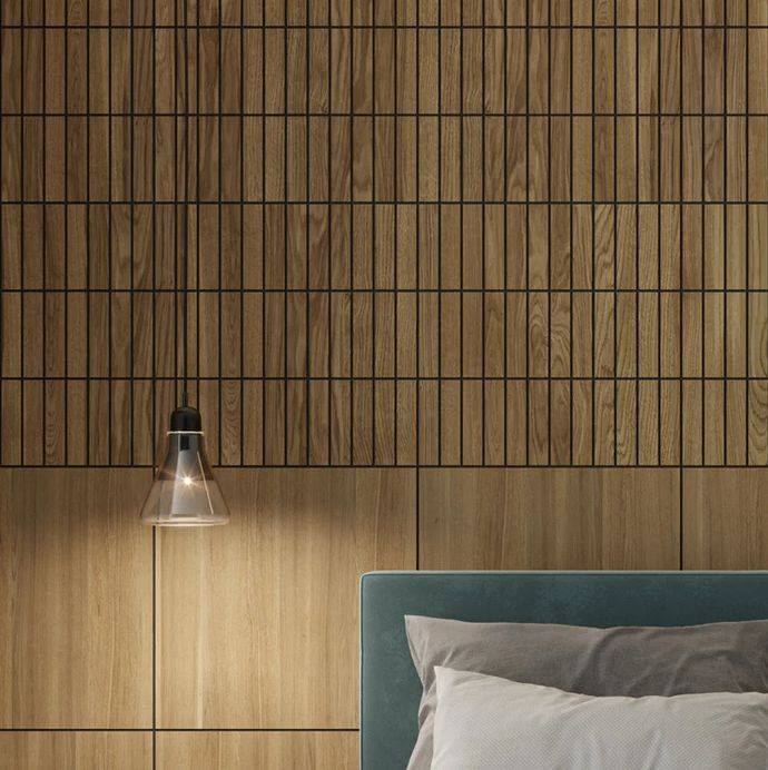 Panel frezowany fornir naturalny dębowy LAMELE3D Barcelona 1 szt