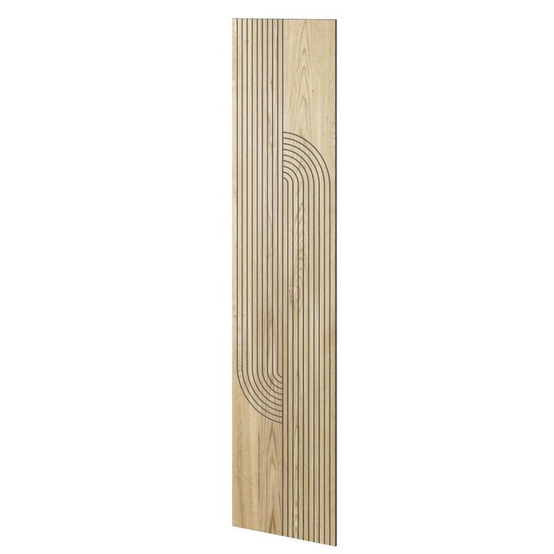 Panel frezowany fornir naturalny dębowy LAMELE3D Osaka 1 szt