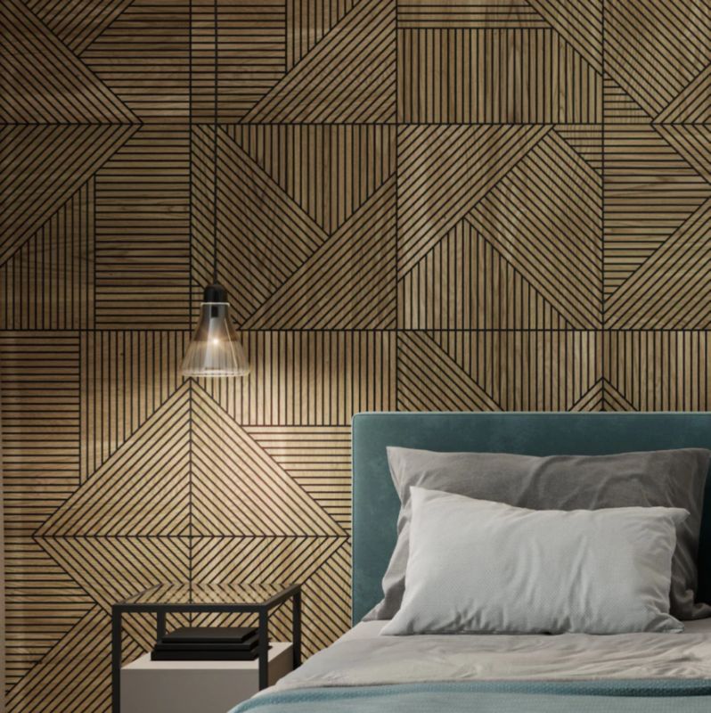 Panel frezowany fornir naturalny dębowy LAMELE3D Toledo 1 szt