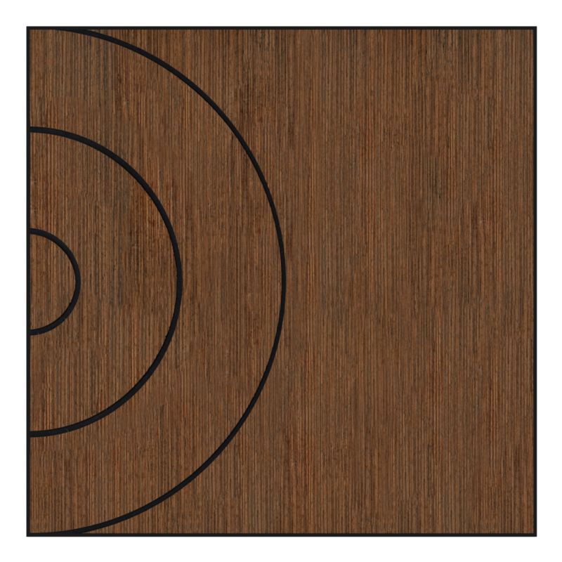 Panel frezowany Max-Stone MODERN 4 40x40 Orzech 1 szt.