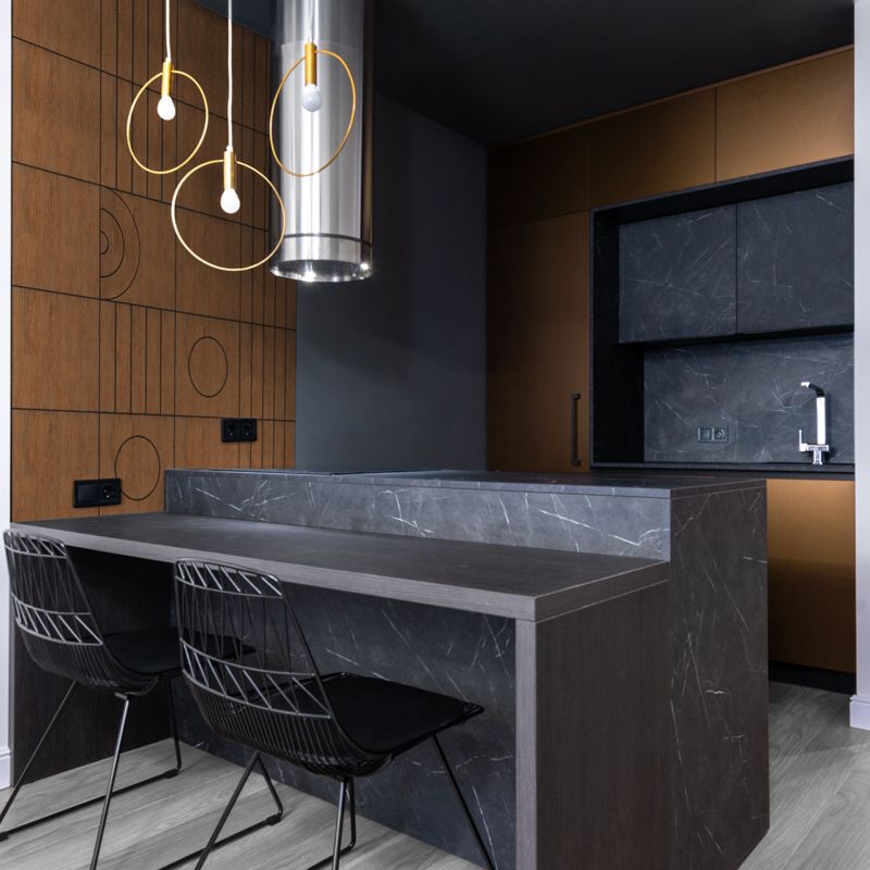 Panel frezowany Max-Stone MODERN 4 40x40 Orzech 1 szt.