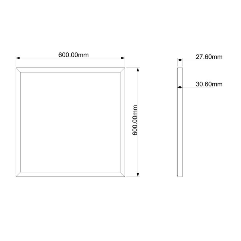 Panel GoodHome Wundt CCT 5000 lm 60 x 60 cm DIM