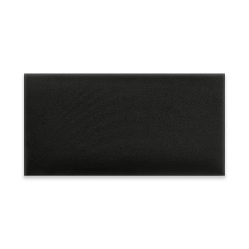 Panel INTESI ścienny tapicerowany czarny prostokątny 70 x 30 cm 1 szt.