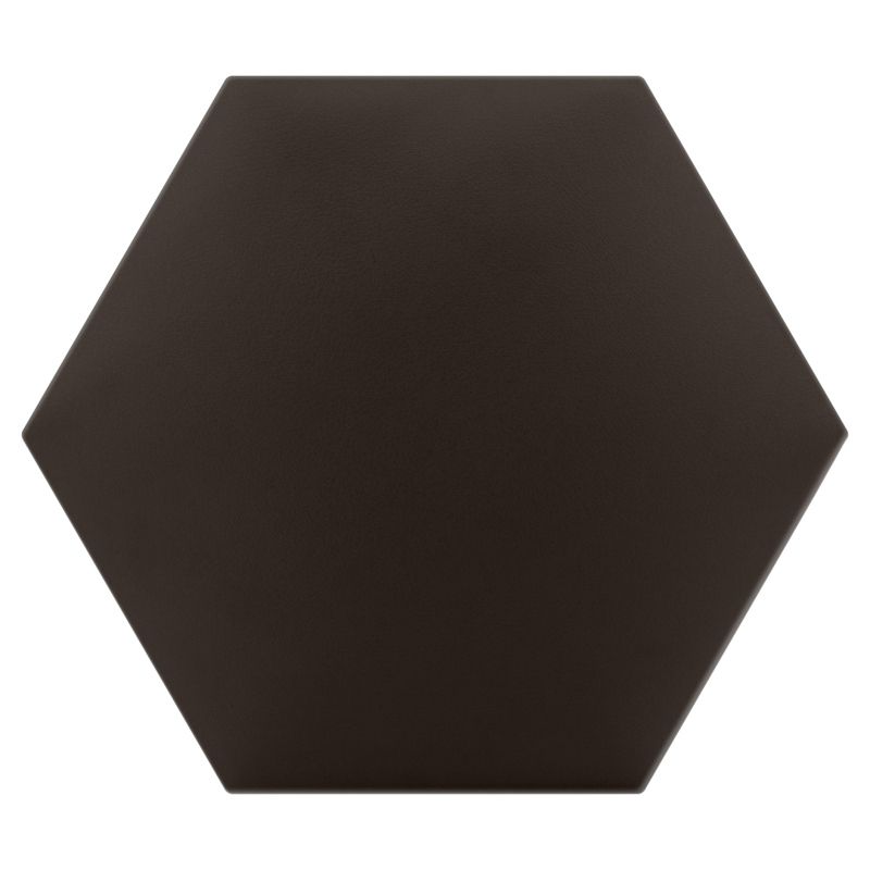 Panel INTESI ścienny tapicerowany heksagon eko skóra brązowy 40x35 cm 1 szt.
