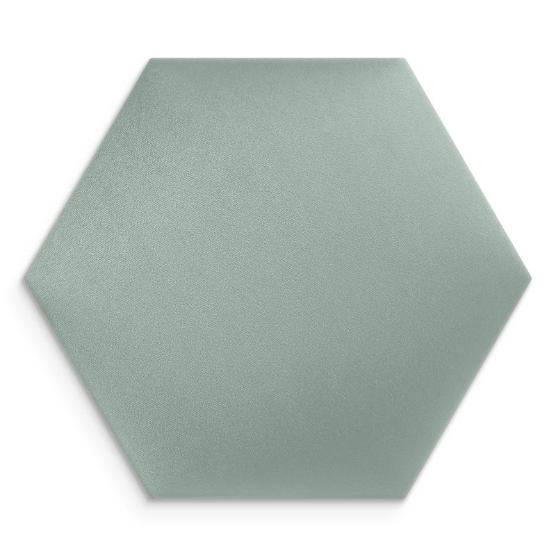 Panel INTESI ścienny tapicerowany heksagon miętowy 30x26 cm 1 szt.
