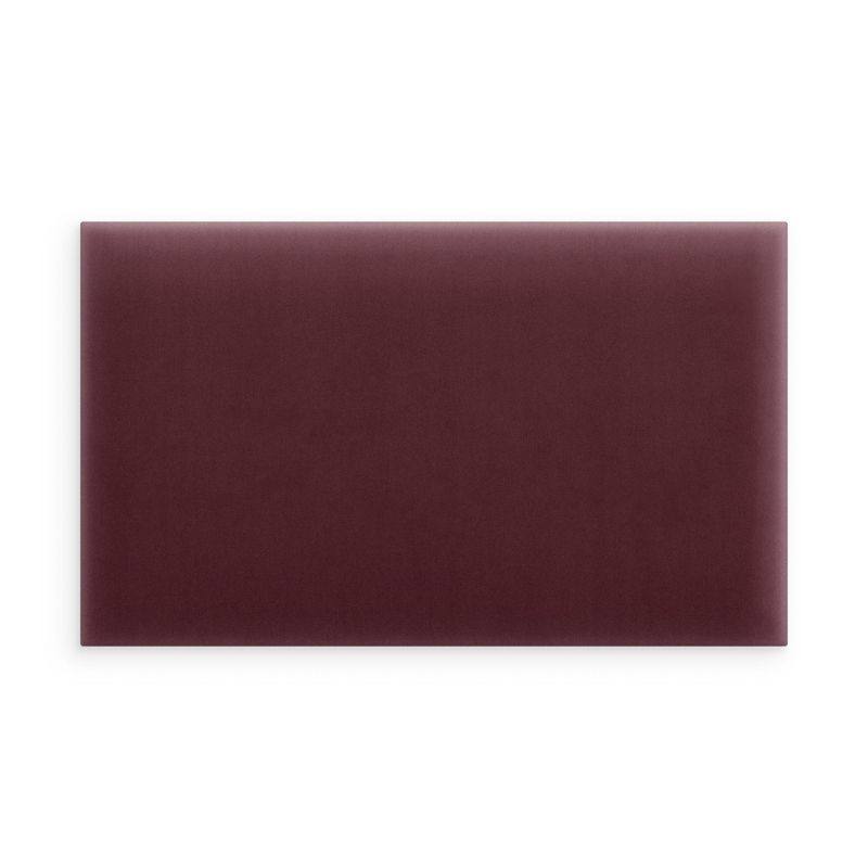 Panel INTESI ścienny tapicerowany Magic Velvet bordowy 60x15 cm prostokątny 1 szt.