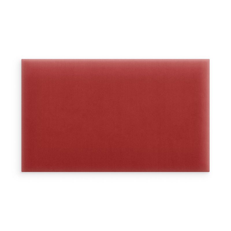 Panel INTESI ścienny tapicerowany Magic Velvet czerwony 90 x 15 cm prostokątny 1 szt.