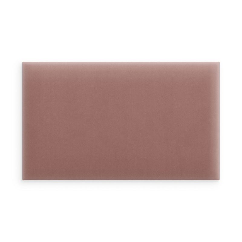 Panel INTESI ścienny tapicerowany Magic Velvet prostokątny brudny róż 90x30 cm 1 szt.