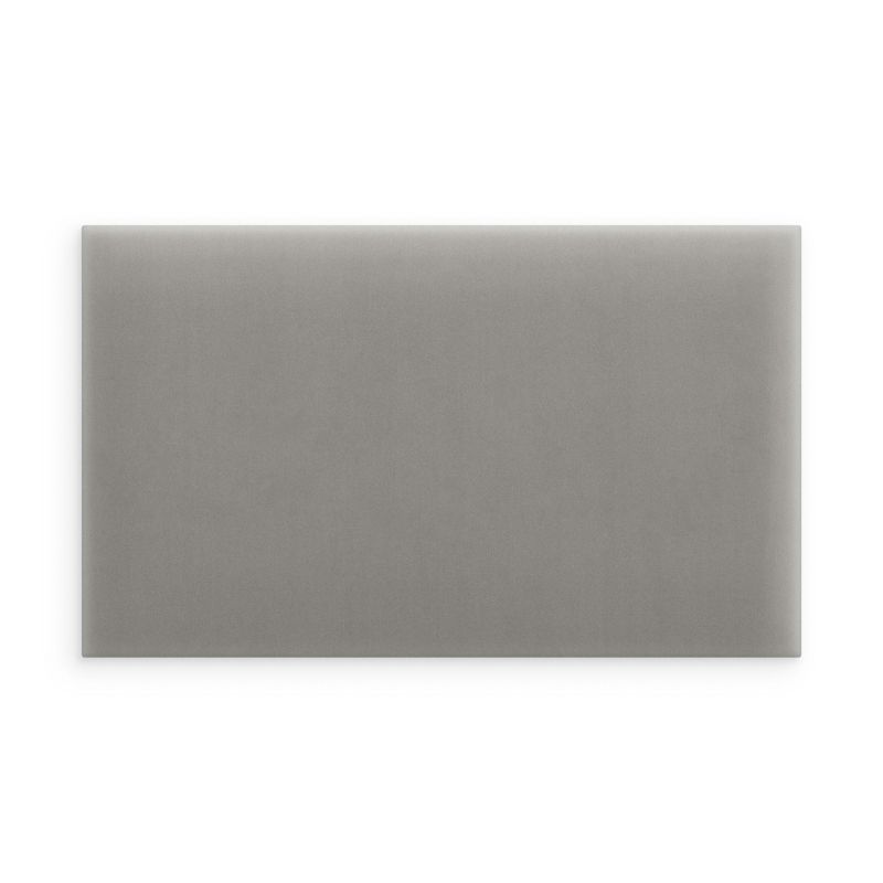 Panel INTESI ścienny tapicerowany Magic Velvet szary 60 x 15 cm prostokątny 1 szt.