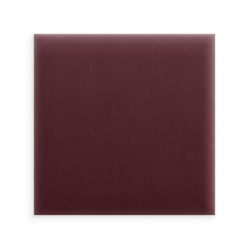 Panel INTESI Magic Velvet ścienny tapicerowany bordowy 40x40 cm kwadratowy 1 szt.
