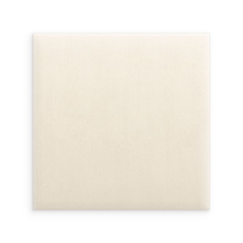 Panel INTESI Magic Velvet ścienny tapicerowany kremowy 30x30 cm kwadratowy 1 szt.