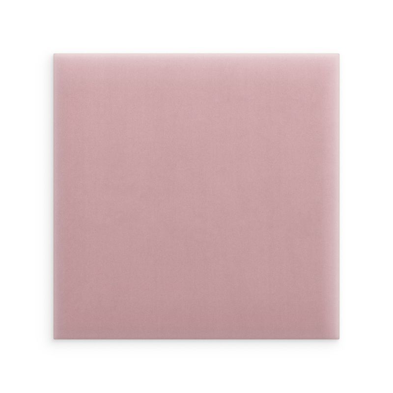Panel INTESI Magic Velvet ścienny tapicerowany różowy kwadratowy 30x30 cm 1 szt.