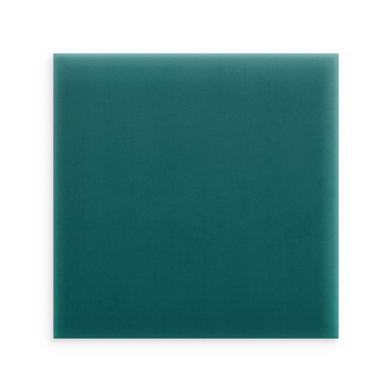Panel INTESI Magic Velvet ścienny tapicerowany turkusowy 40x40 cm kwadratowy 1 szt.