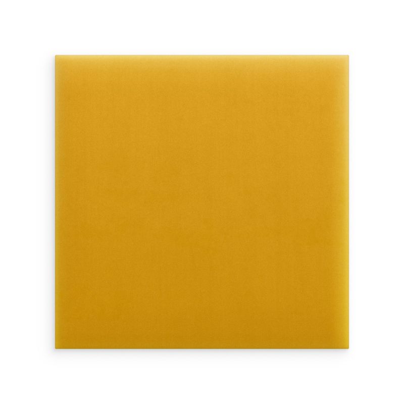 Panel INTESI Magic Velvet ścienny tapicerowany żółty 30x30 cm kwadratowy 1 szt.